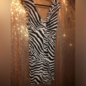 NY&C Zebra Print Dress